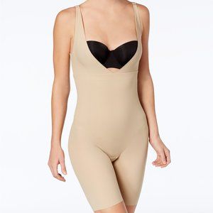 MEDIUM Maidenform 2556 Open Bust Body Shaper Nude NWT‎